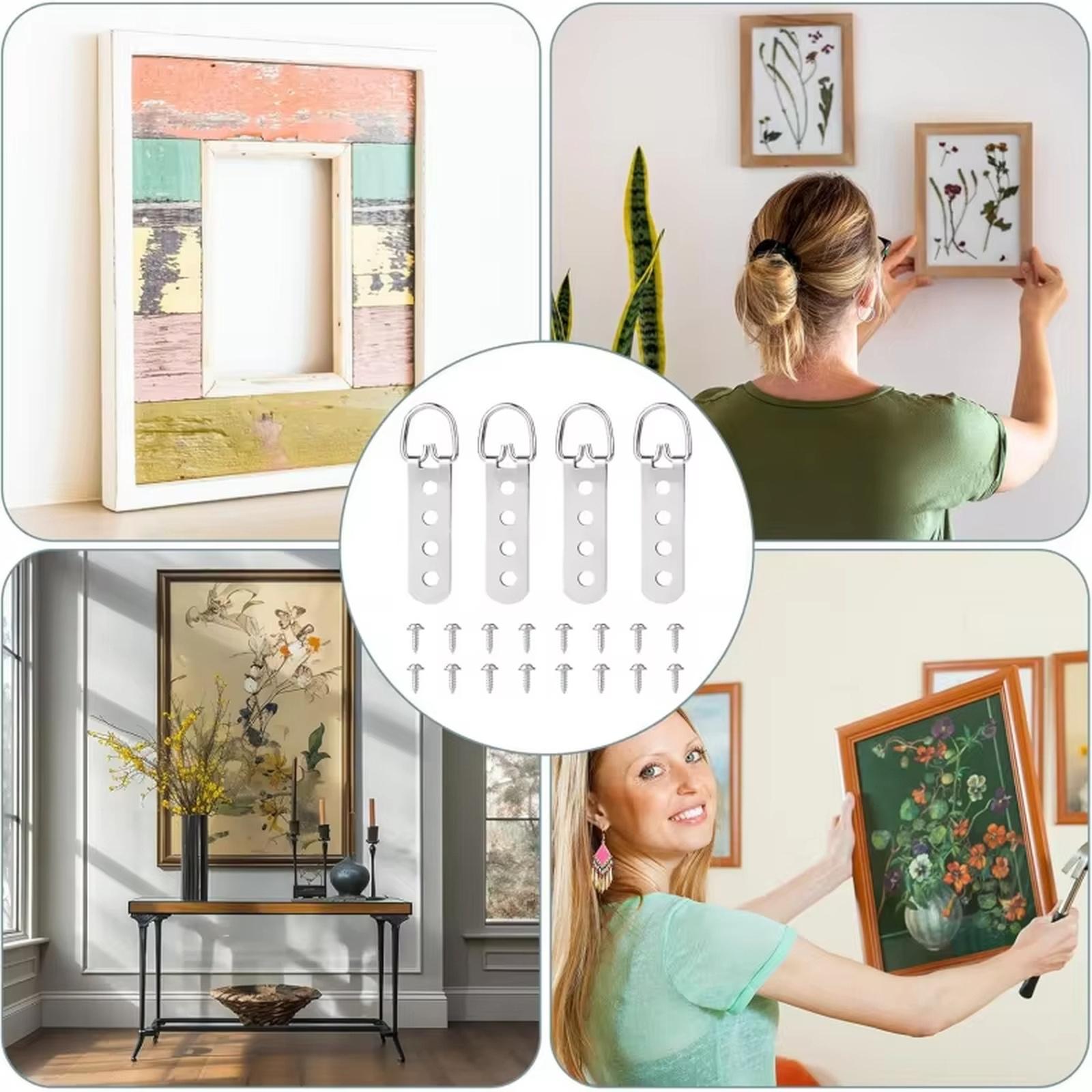 

Thick Wire 3-Hole Hangers – Frame Hardware for Chinese Paintings & Oil Paintings One Size