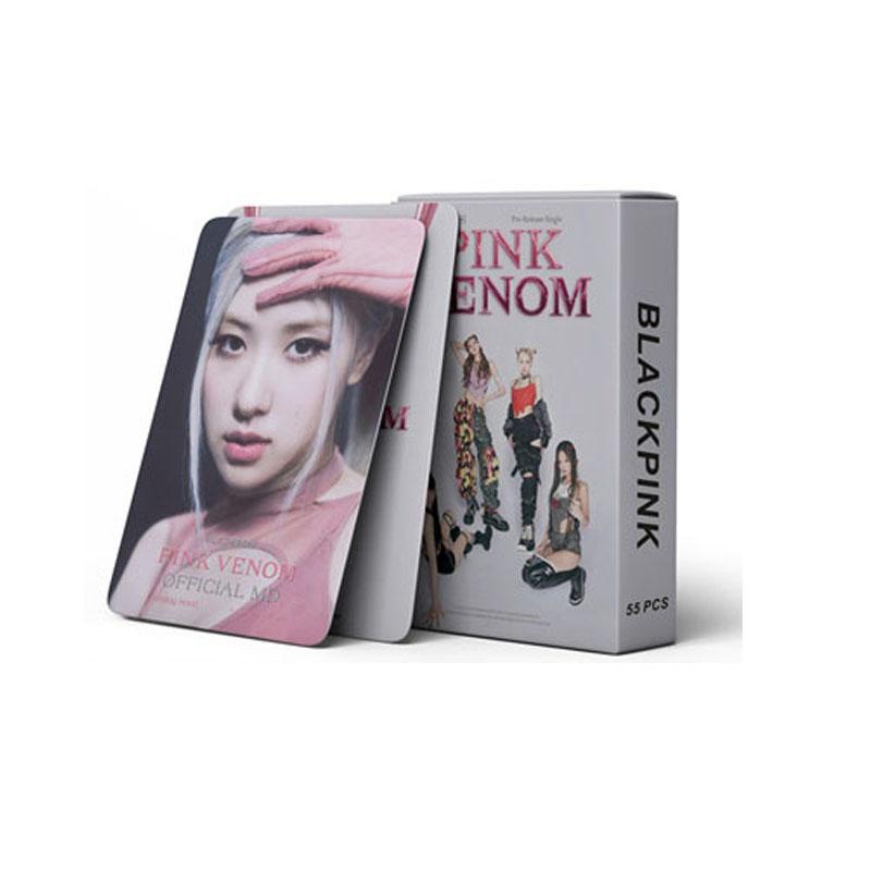 55 Cartes Photos Blackpink - Collection Pink Venom - Pour Fans De K-pop