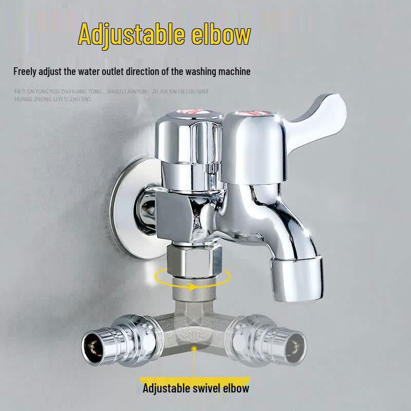 Anica Enjoy Dual Outlet Washing Machine Faucet Diverter