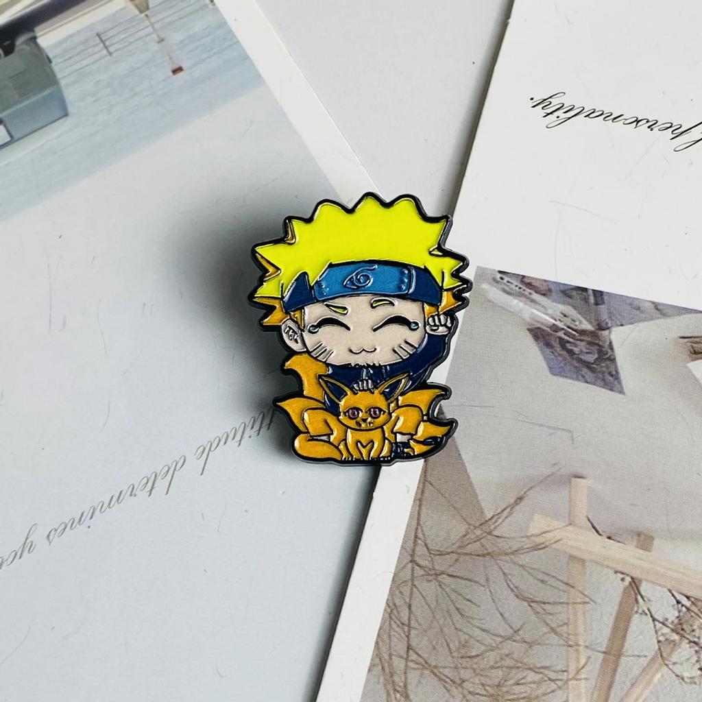 Cartoon Anime Dragon Ball Funny Metal brooch badge accessory Character Creative DIY Assembly Pin Clothes Decorative Jewelry Gift Presents Friends toy