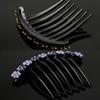 Rhinestone Flower Hair Comb Hair Plug Headdress women's Hair Accessories Hair Comb