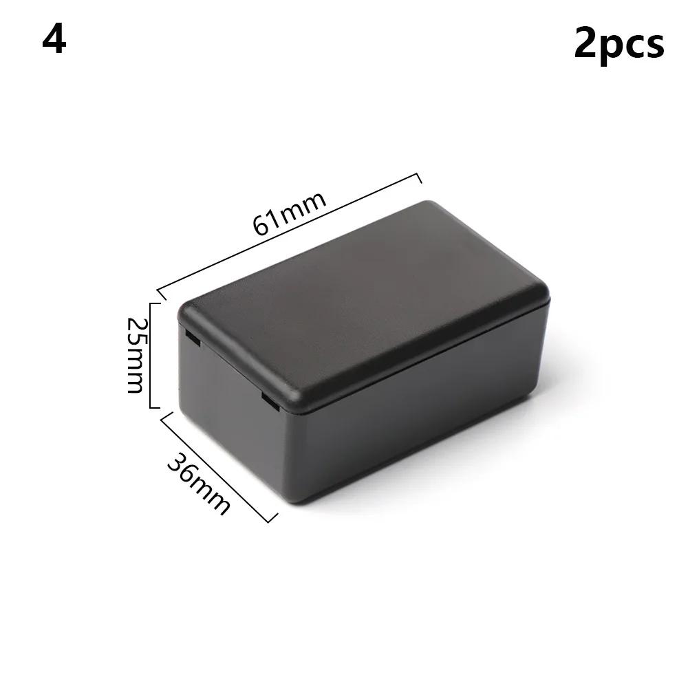 Waterproof Black DIY Housing Instrument Case ABS Plastic Project Box Storage Case Enclosure Boxes Electronic Supplies