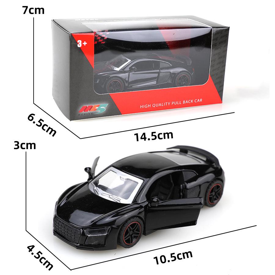 Norson 1:43 Alloy Metal Pull-Back Sports Car Model Toy for Boys