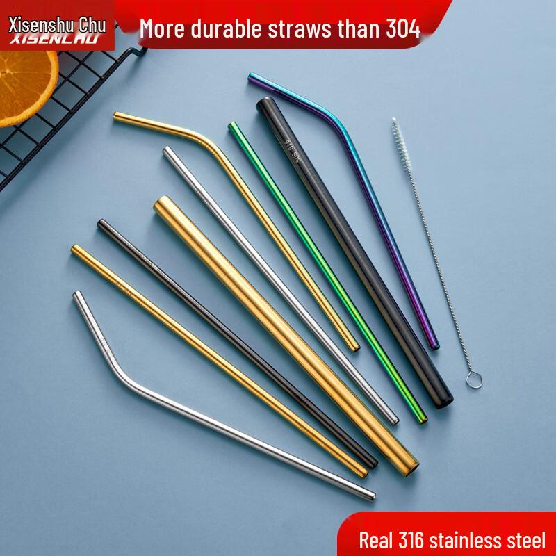 316 Stainless Steel Milk Tea Straw