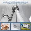 4 Mode Pressurized Shower Head High Pressure Water Massage Showerhead With Filter Handheld Shower Mixer Bathroom Accessories