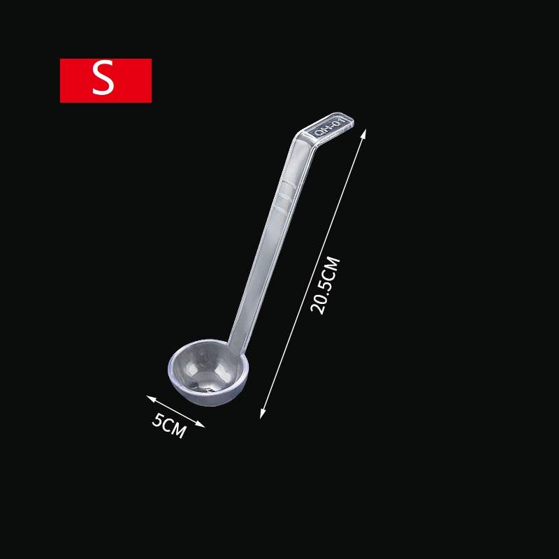 

Long Handle Clear Serving Ladle Pc Bent Tail Design Sauce Gravy Soup Buffet Catering Spoon Ramen Soup Spoon Catering Scoop S
