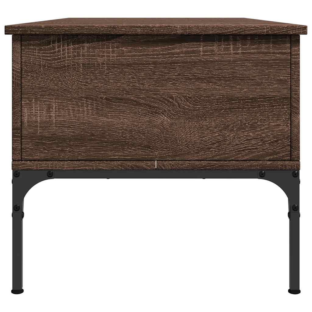 Vidaxl Coffee Table, Brown Oak, 100X50X45 Cm