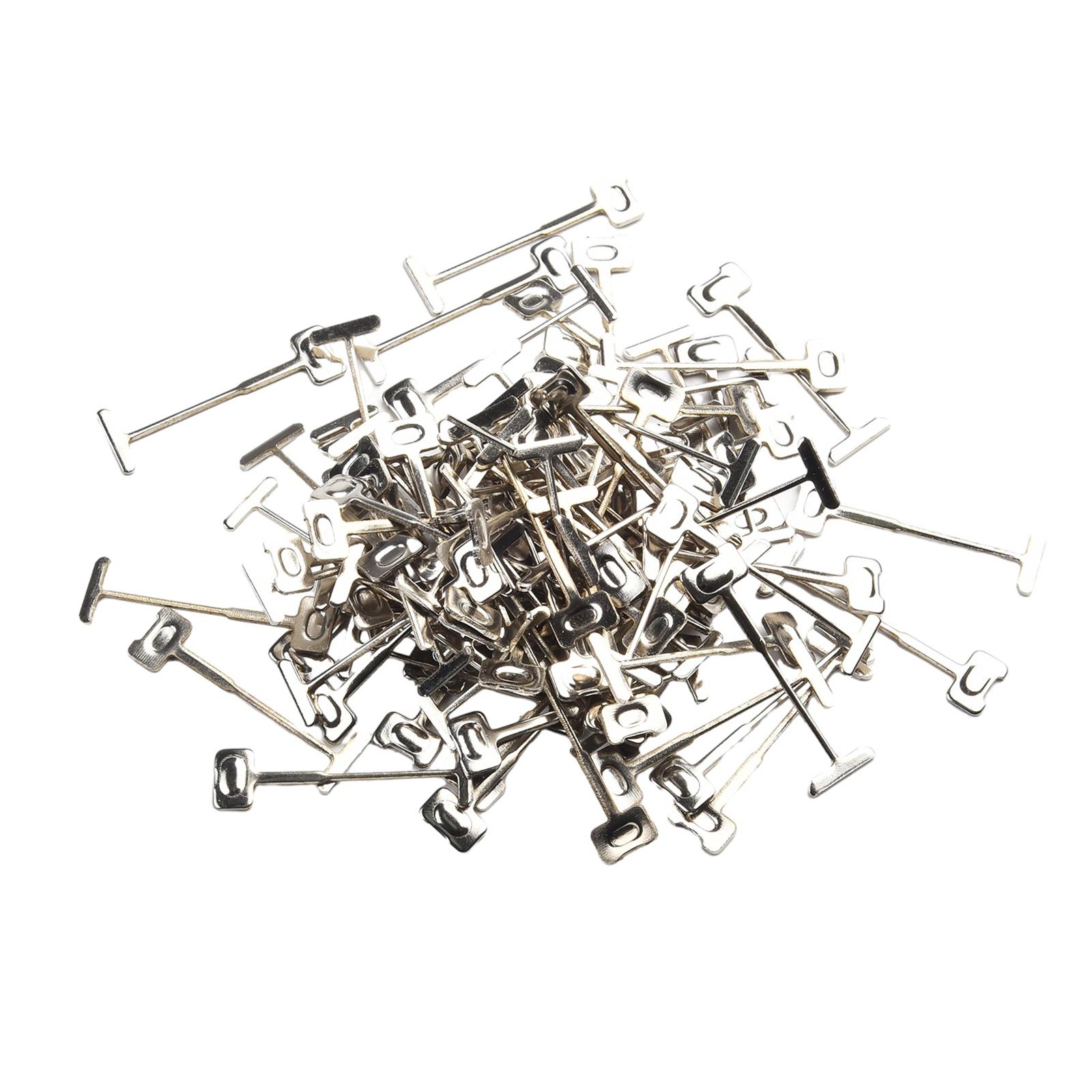 

10шт Т-образная стальная игла PP нержавеющая сталь 1,5 мм 1.5mm 100pcs