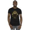 DC Comics Mens Black Adam Rising Golden Symbols T-Shirt
