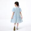 Sommer-Puffärmel-Rüschenkleid für Mädchen