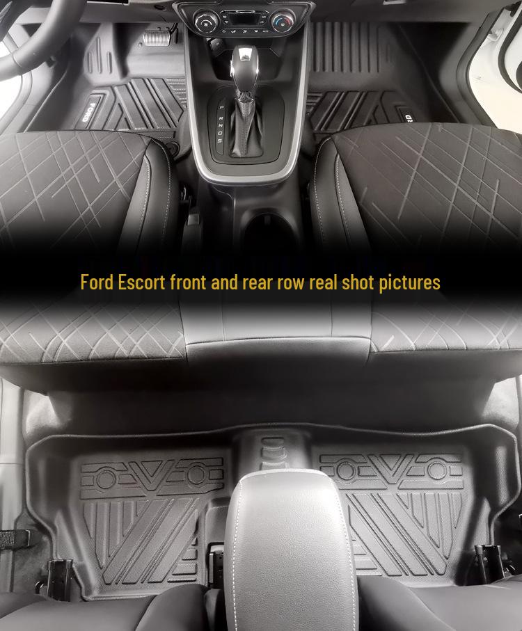 TPE Waterproof Eco-Friendly Floor Mats & Trunk Liner for 2020 Ford Escort