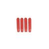 Fit For Benz GLK 2009 2010-2015 Red Aluminum Inner Door Lock Down Bolt Trim 4PCS