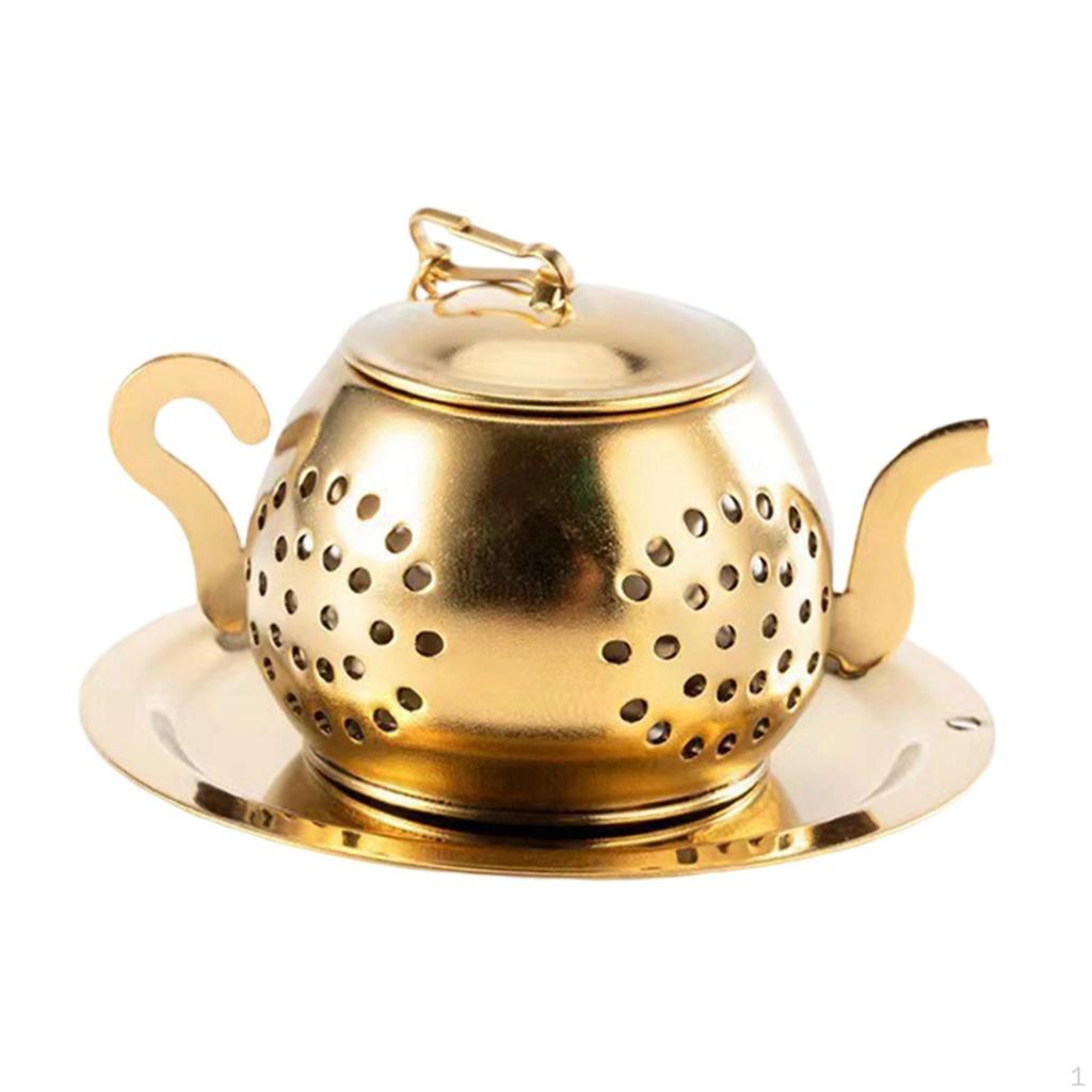 Tea Infuser for Loose Steeper Brew Teas Gifts,with Extended Chain Hook,Versatile Reusable Spice