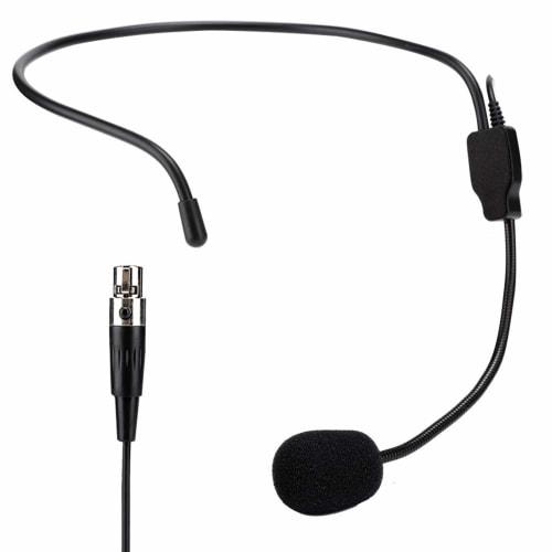 Mini XLR 3-pin TA3F Plug Headwear Microphone Headset Microphone, Comfortable To Wear, High Sound Quality Fidelity, Heart-shaped Directional Electrode