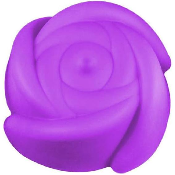 12Pcs Silicone Muffin Molds and Cake Molds for Baking Decorative Design Random Colors for Pudding Jelly and Chocolate Crafts Diy Bakery Accessory