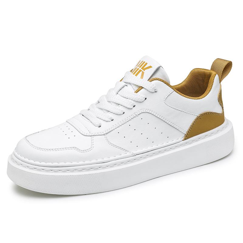 

Fashion Italian Casual Leather Men Vulcanized Shoes 2024 New Designer Thick Bottom Shoe Comfy Walking Shoes Lace-up Outdoor Oxford Shoes 44