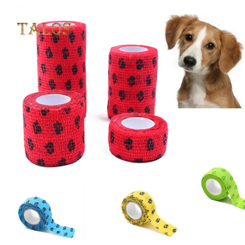Buy Paw Print Self Adhesive Elastic Bandage Breathable Wrap Tape For Pet Dog Cat Pets Accessories At Affordable Prices Free Shipping Real Reviews With Photos Joom