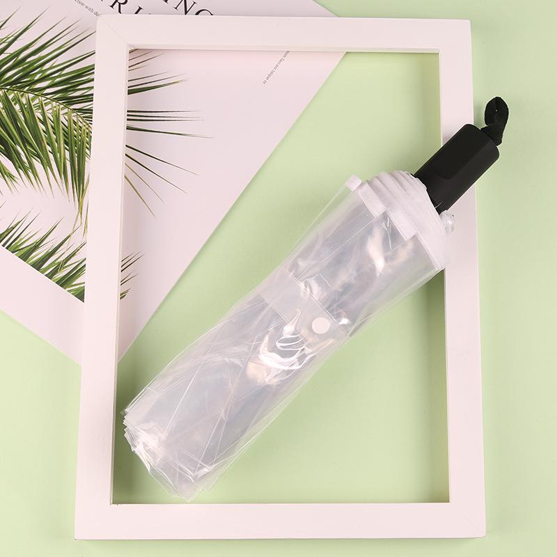 Paraguas Transparente Lindo de Dibujos Animados – Recomendado por Influencers, Ideal para Estudiantes y Sesiones de Fotos