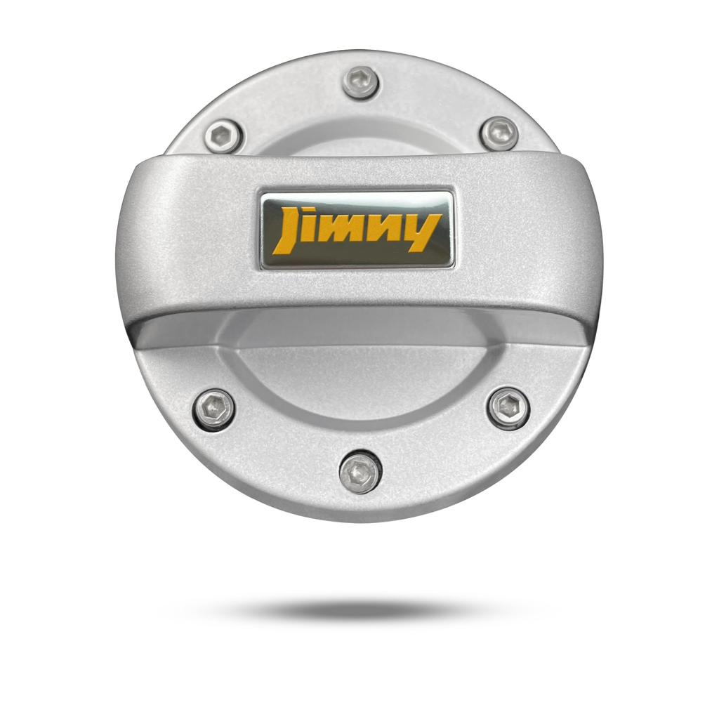 AYDMY Rare Handmade Jimny Gas Filler Cap Cover (Silver) [Used]