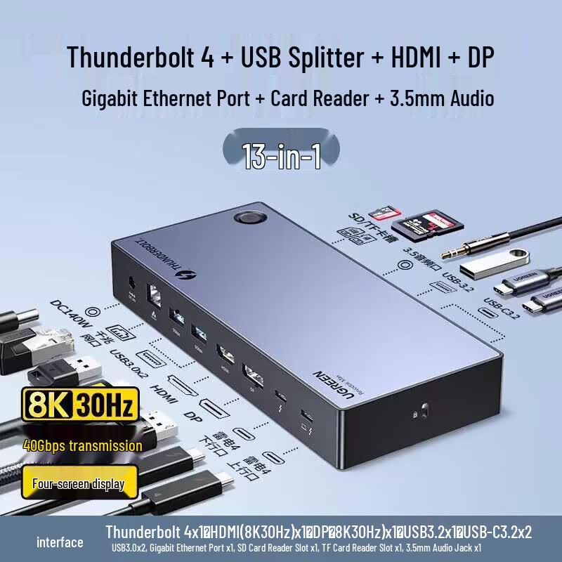 Ugreen Thunderbolt 4 13-in-1 Docking Station