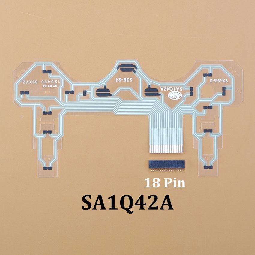 JCD 1 Piece Ribbon Circuit Board Joystick Flex Cable Conductive Film For PS2 SA1Q42A SA1Q43-A SA1Q107B SA1Q113A Controller