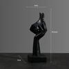 European Resin Abstract Mask Statues Miniature Collectible Figurines for Home Office Study Desktop Decoration Ornaments Gifts