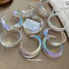 Symphony acrylic geometric irregular bracelet fashion versatile bracelet personality niche design sense jewelry women