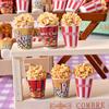 10Pcs 1:12 Dollhouse Miniature Simulation Bucket Popcorn Home Model Decor Toy Doll House Accessories