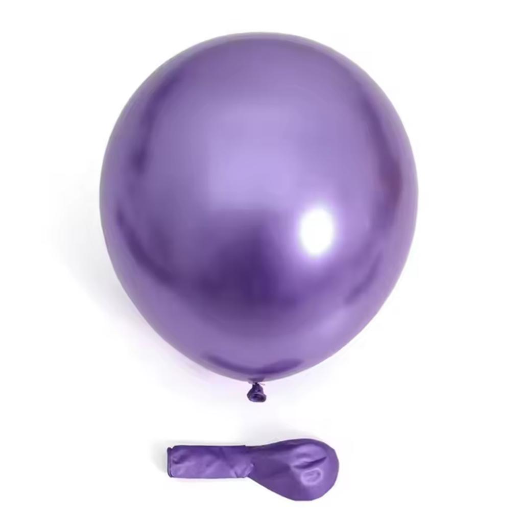 5/10inch 20/50pcs metallic balloon set, suitable for weddings, birthdays, themed parties, pre wedding parties, family gatherings