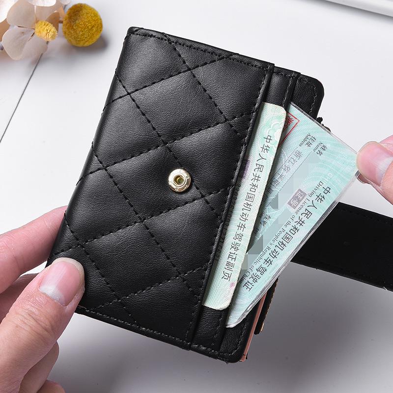 2025 Stylish Zipper Coin Purse: Multi-Card Slot Student & Ladies Compact Wallet