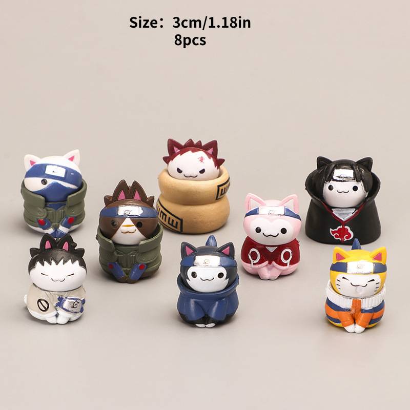 

Кукла Кот Хокаге ручной работы Модная Милая Изысканная Классический Стиль Стиль Украшение