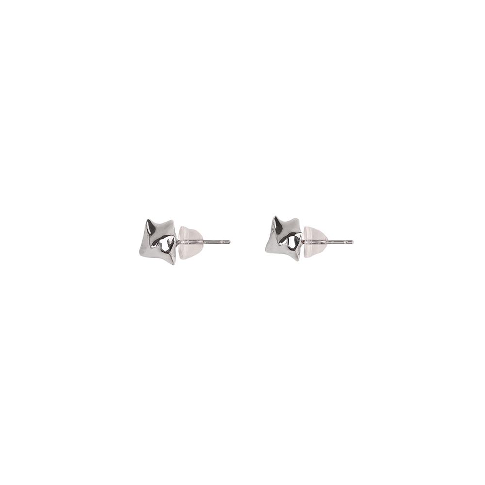 Lowool Silver Struggle Earrings