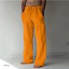 New Summer Trousers Loose Casual Drawstring Pockets Fashionable and Versatile Beach Pants
