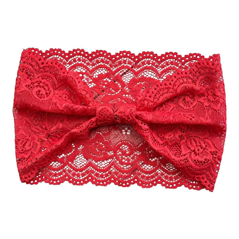 Solid Color Elastic Headband Hollow Out Wide Headbands Fashion Women's Hairband Hair Accessories
