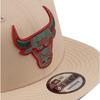 9FIFTY Kappe - New Era - Chicago Bulls - Beige - Verstellbar - 100% Polyester