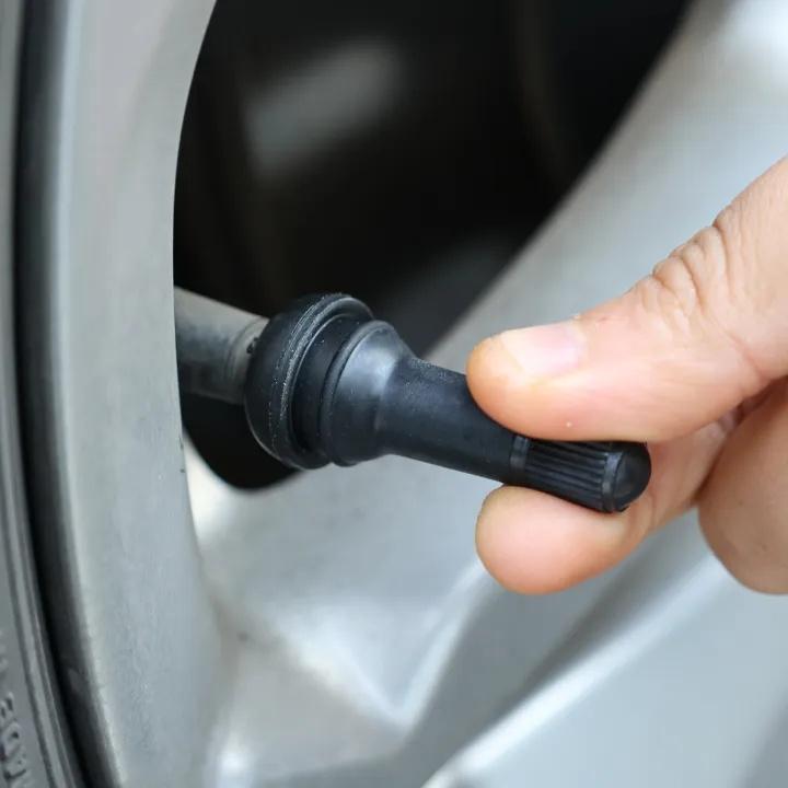 10/25pcs TR413 Automobile Tire Air Nozzle Snap In Type Rubber Valve Tool Set Tubeless Tyre Valves Stems Durable Car Accessories