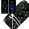 2m Extension Cord Surge-Protected Power Strip 3-Outlets Extended USB Socket  School