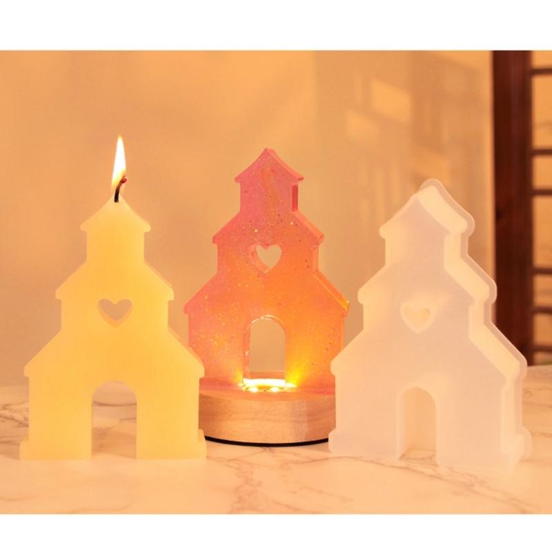 Architecture Candle Molds Building Silicone Moulds Casting Molds Handmade Resin Molds DIY Soap Molds for Candle Making
