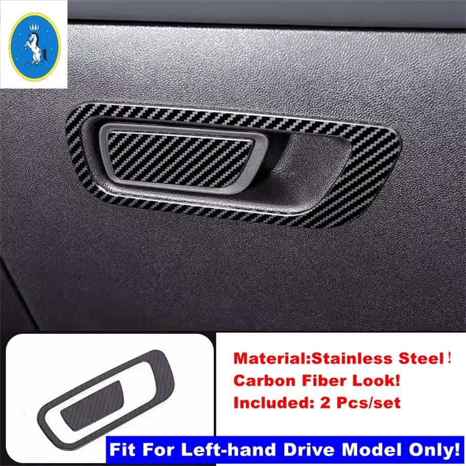 Carbon Fiber Auto Glove Storage Box / Gear Shift Box / AC Vent Outlet Cover Trim Accessories For Changan UNI-K UNIK  - 2024