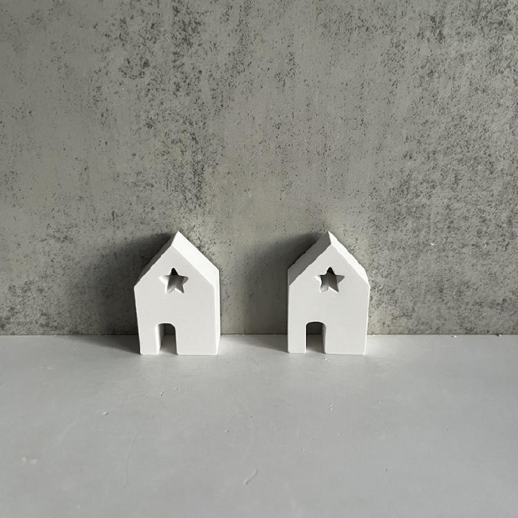 Hausform Gussformen Silikonform Stern Haus Kerzenformen Backformen