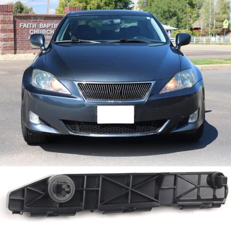 High Strength Car Left Right Side Front Bumper Guide Mounting Bracket Rack For 52536-53011 52535-53011 Easy Installation