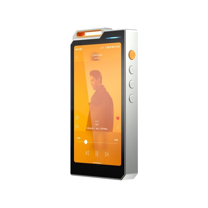 HiByMusic Digitaler Audio-Player R4 Android 12 DAP Bluetooth [ ] 5.0 (Orange)