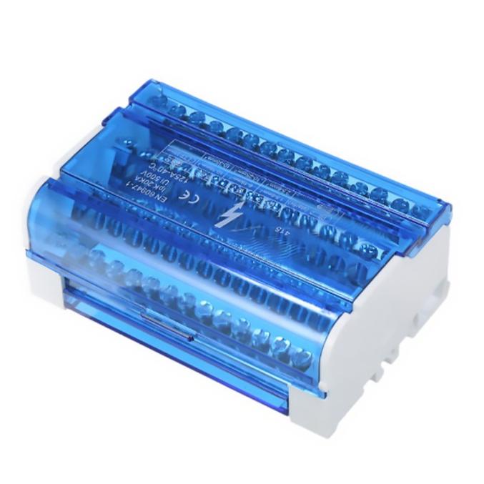 1PCS Junction Modular Screw Universal Wire Electrical Connector Din Rail Terminal Block Power Distribution Box NHC01 Series