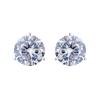 Mozambican Diamond Stud Earrings Women's High-quality 5A Zircon 925 Silver Flash Light Luxury Earbone Stud Three-claw Single Diamond Earrings