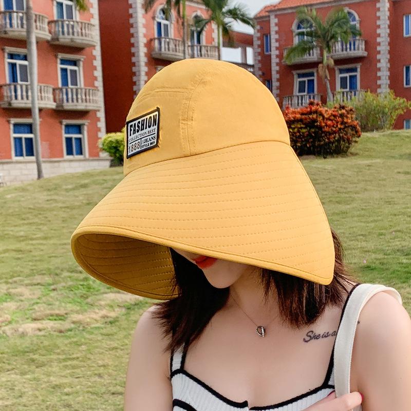 Womens Sun Korean Hat Style With Extended Brim And Face Covering For Summer Outdoor Protection