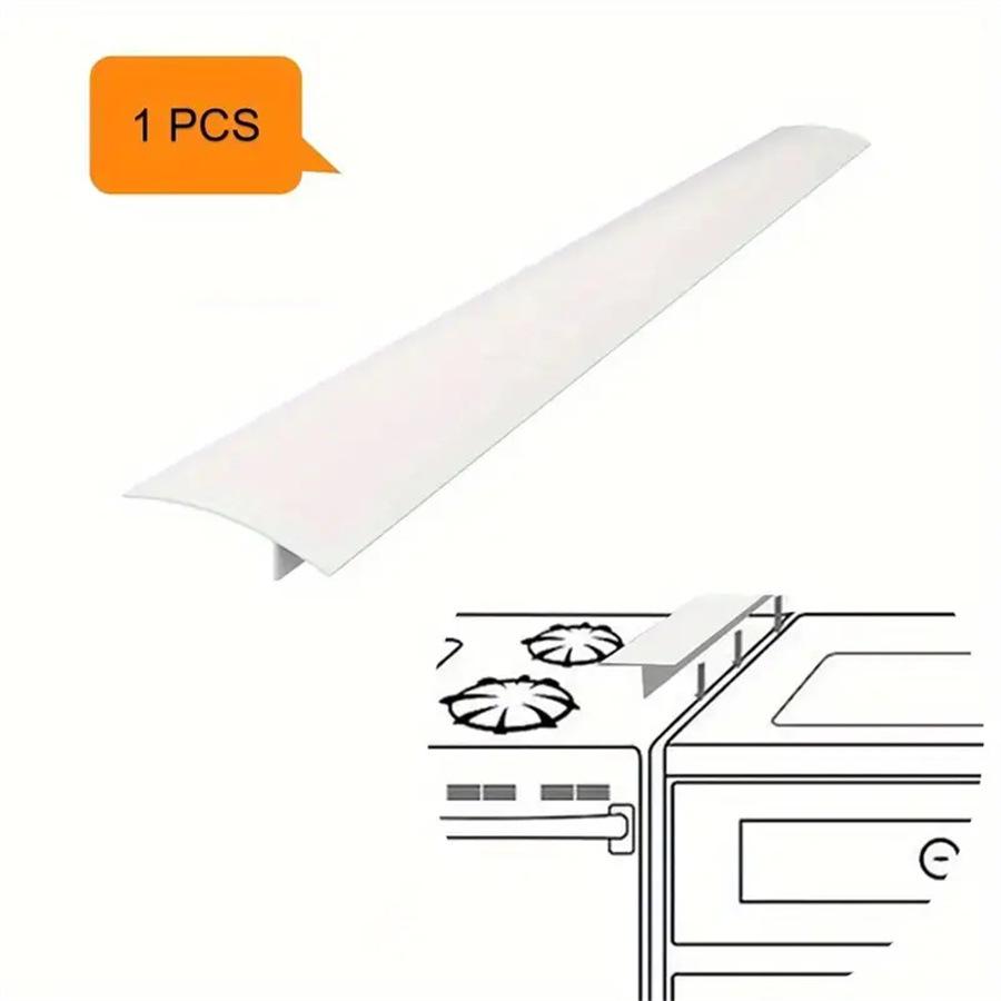 Silikon Herdspaltabdeckung - Ölbeständiger und schmutzabweisender Dichtstreifen für Küchenspalten