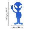 Alien Reflective Personalized Car Stickers Car Bumper Decorative Warning Stickers Night Driving Safety Reflective Stickers