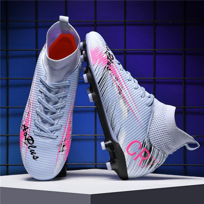 Football shoes New spike G football shoes Men's and women's wear-resistant youth student sports football shoes