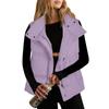 Women Lightweight Stand Collar Sleeveless Winter Warm Zip Up Padded Outerwear Jackets With Pockets