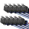 Weasch Waterproof Relay Kit 10 Pack 40A 4 Pin SPST Heavy Duty 14AWG